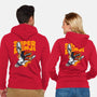 Flying Chainsawman-unisex zip-up sweatshirt-spoilerinc