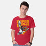 Flying Chainsawman-mens basic tee-spoilerinc