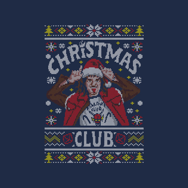 Christmas Club-none stretched canvas-Olipop