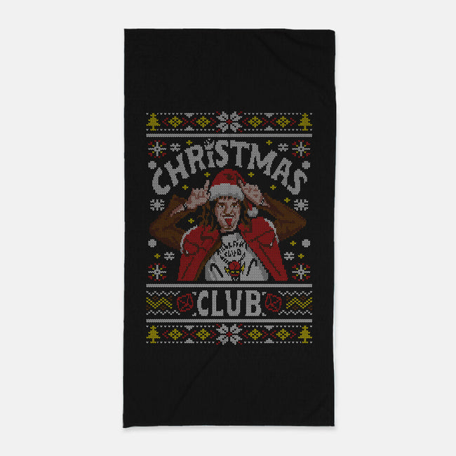 Christmas Club-none beach towel-Olipop