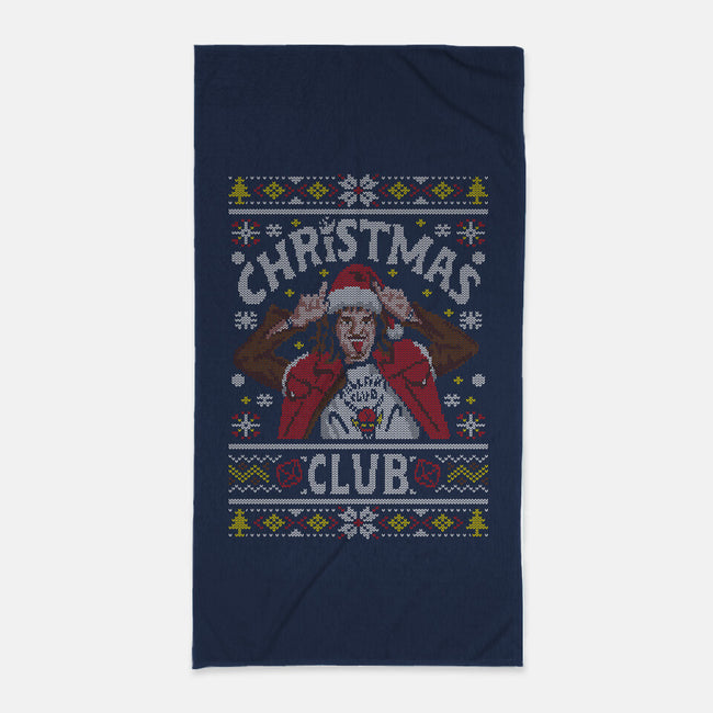 Christmas Club-none beach towel-Olipop