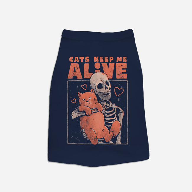 Cats Keep Me Alive-cat basic pet tank-eduely