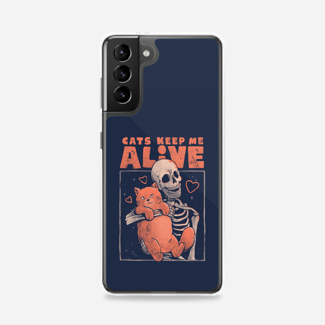 Cats Keep Me Alive-samsung snap phone case-eduely