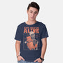 Cats Keep Me Alive-mens basic tee-eduely
