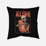 Cats Keep Me Alive-none removable cover w insert throw pillow-eduely