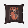 Cats Keep Me Alive-none removable cover w insert throw pillow-eduely