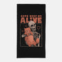 Cats Keep Me Alive-none beach towel-eduely