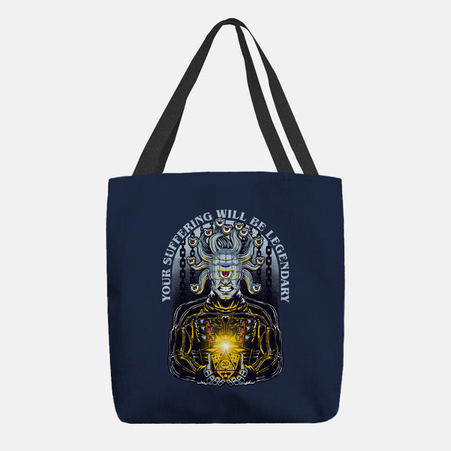 Your Suffering Will Be Legendary-none basic tote bag-The Inked Smith