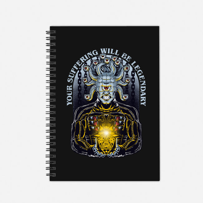 Your Suffering Will Be Legendary-none dot grid notebook-The Inked Smith