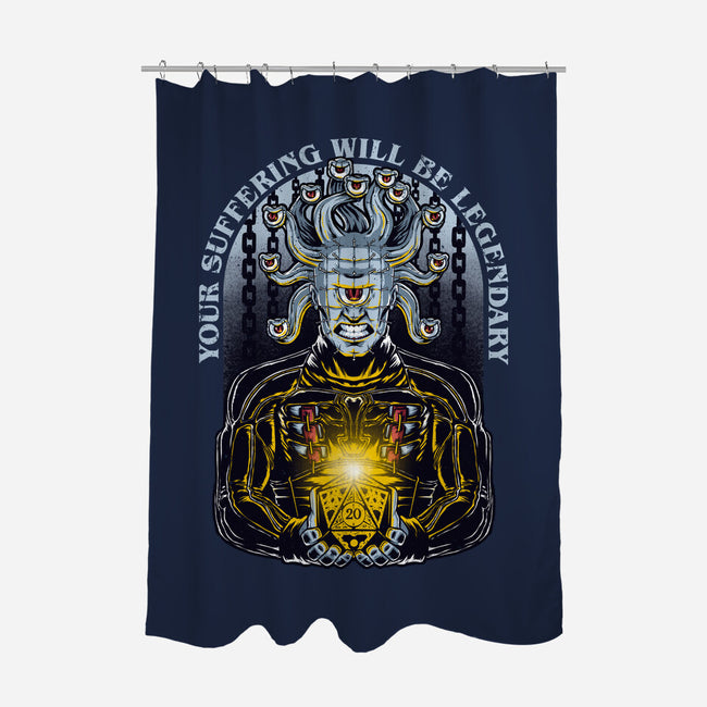 Your Suffering Will Be Legendary-none polyester shower curtain-The Inked Smith