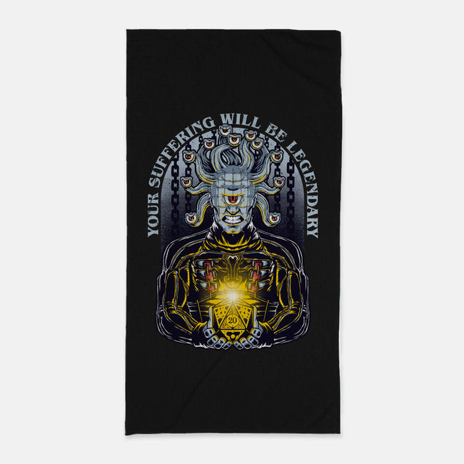 Your Suffering Will Be Legendary-none beach towel-The Inked Smith