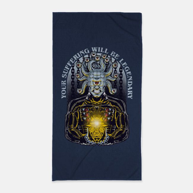 Your Suffering Will Be Legendary-none beach towel-The Inked Smith