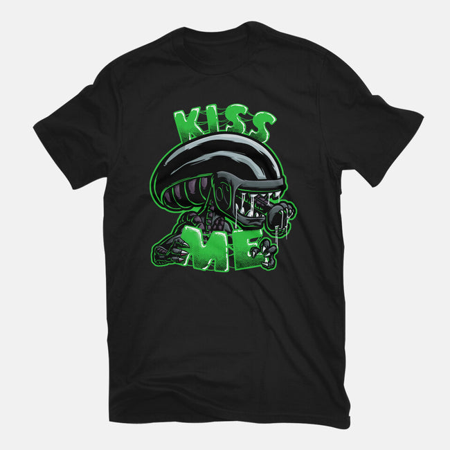 Alien Kiss Me-mens basic tee-Studio Mootant