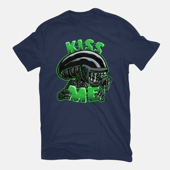 Alien Kiss Me-mens basic tee-Studio Mootant
