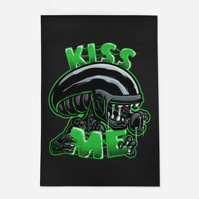 Alien Kiss Me-none indoor rug-Studio Mootant
