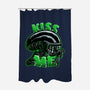 Alien Kiss Me-none polyester shower curtain-Studio Mootant