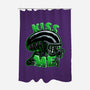 Alien Kiss Me-none polyester shower curtain-Studio Mootant