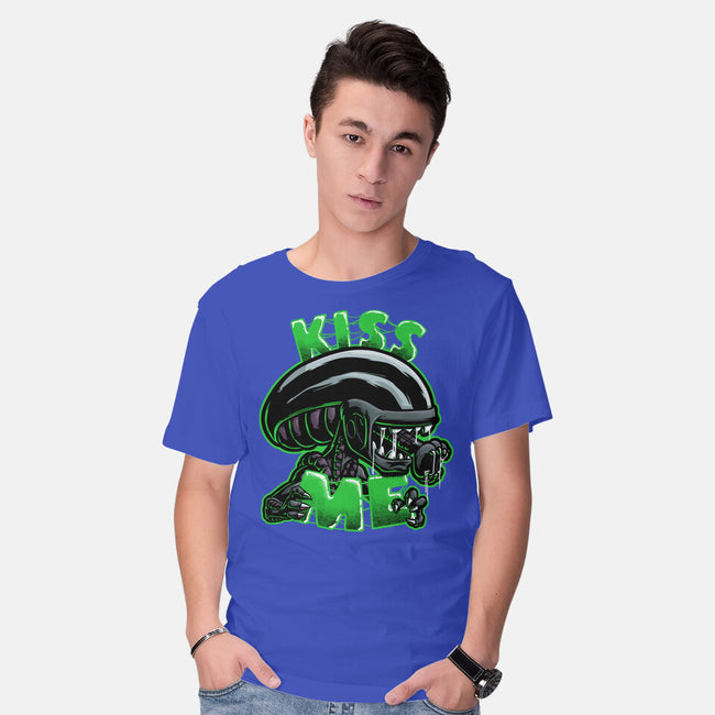Alien Kiss Me-mens basic tee-Studio Mootant