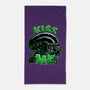 Alien Kiss Me-none beach towel-Studio Mootant