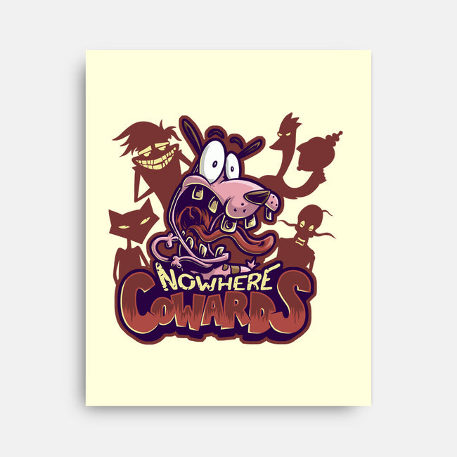 Nowhere Cowards-none stretched canvas-Studio Mootant
