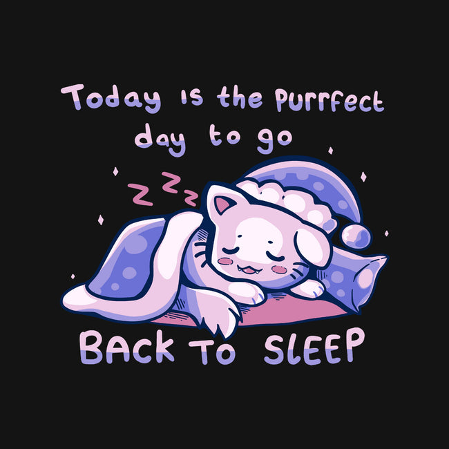 Purrfect Day For Sleep-none glossy sticker-TechraNova