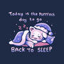 Purrfect Day For Sleep-womens fitted tee-TechraNova
