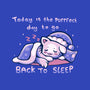 Purrfect Day For Sleep-none basic tote bag-TechraNova