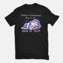 Purrfect Day For Sleep-mens heavyweight tee-TechraNova