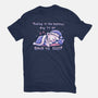 Purrfect Day For Sleep-mens heavyweight tee-TechraNova