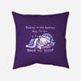 Purrfect Day For Sleep-none removable cover w insert throw pillow-TechraNova