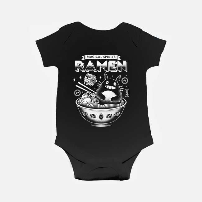 Magical Spirits Ramen-baby basic onesie-Logozaste