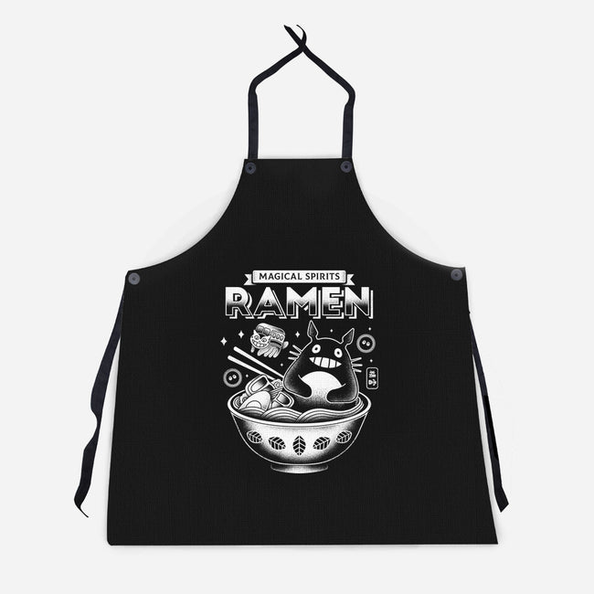 Magical Spirits Ramen-unisex kitchen apron-Logozaste