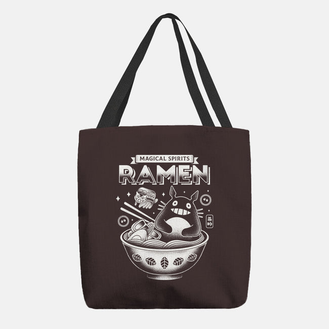 Magical Spirits Ramen-none basic tote bag-Logozaste