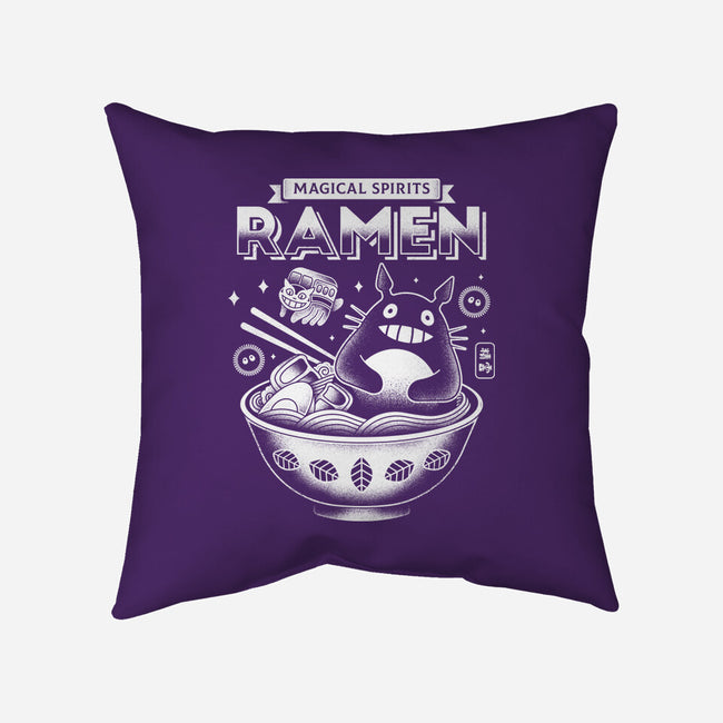 Magical Spirits Ramen-none removable cover w insert throw pillow-Logozaste