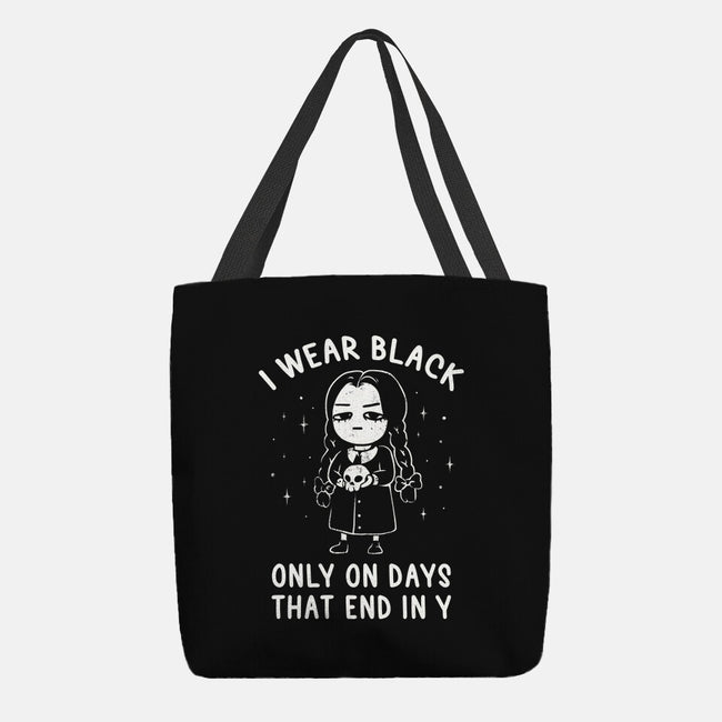 Only On Days That End In Y-none basic tote bag-eduely
