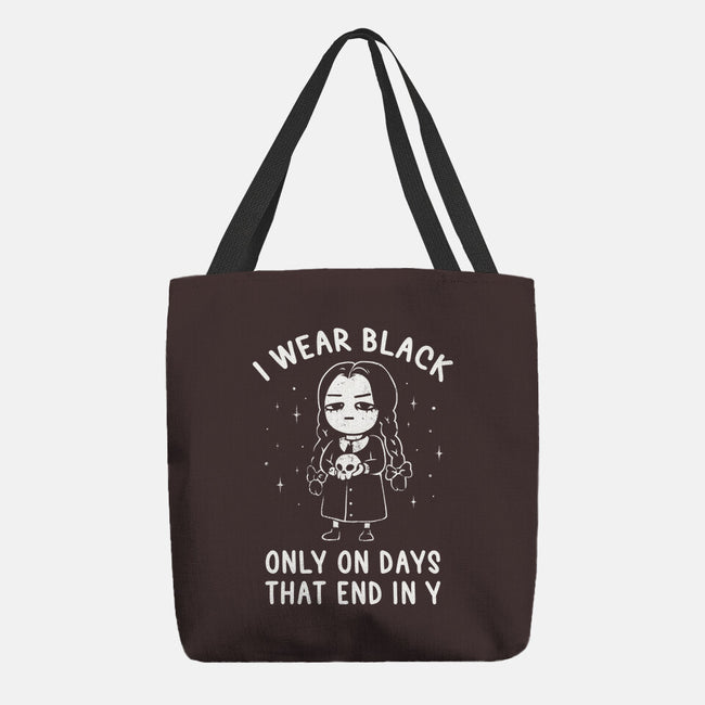 Only On Days That End In Y-none basic tote bag-eduely