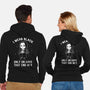 Only On Days That End In Y-unisex zip-up sweatshirt-eduely