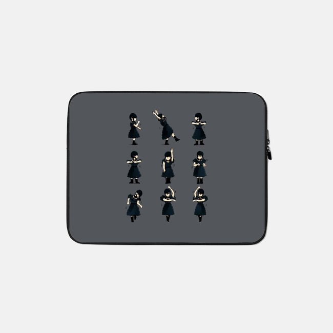 Freaky Dance-none zippered laptop sleeve-Vallina84