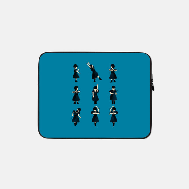 Freaky Dance-none zippered laptop sleeve-Vallina84