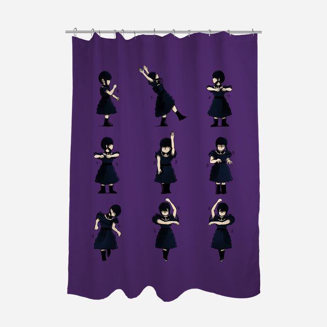 Freaky Dance-none polyester shower curtain-Vallina84