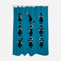 Freaky Dance-none polyester shower curtain-Vallina84