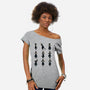 Freaky Dance-womens off shoulder tee-Vallina84