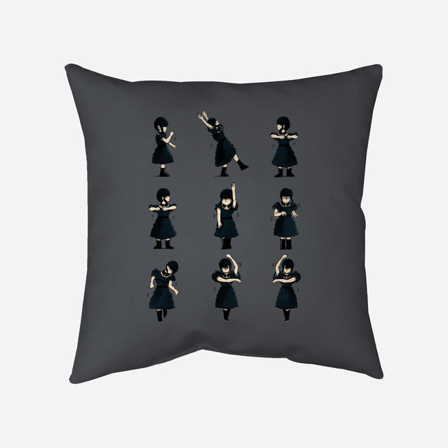 Freaky Dance-none removable cover w insert throw pillow-Vallina84