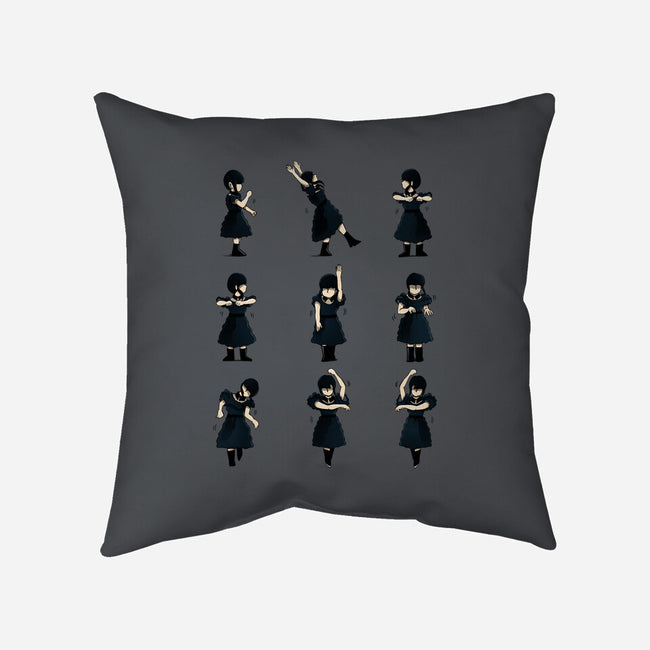 Freaky Dance-none removable cover throw pillow-Vallina84
