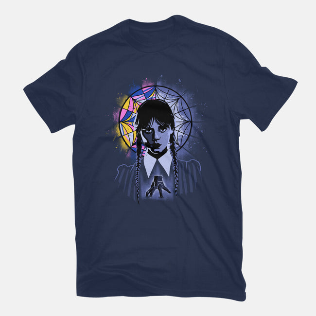 A Spooky Girl-womens fitted tee-IKILO