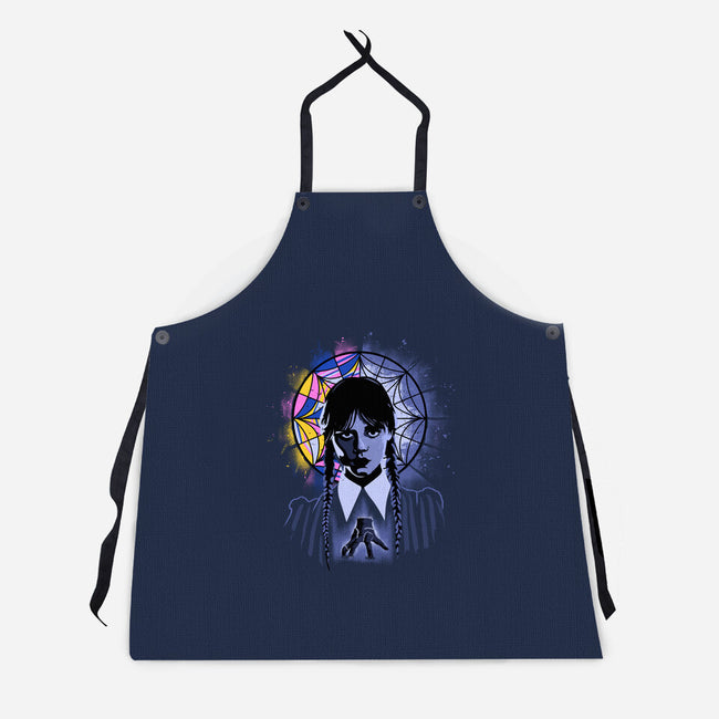 A Spooky Girl-unisex kitchen apron-IKILO