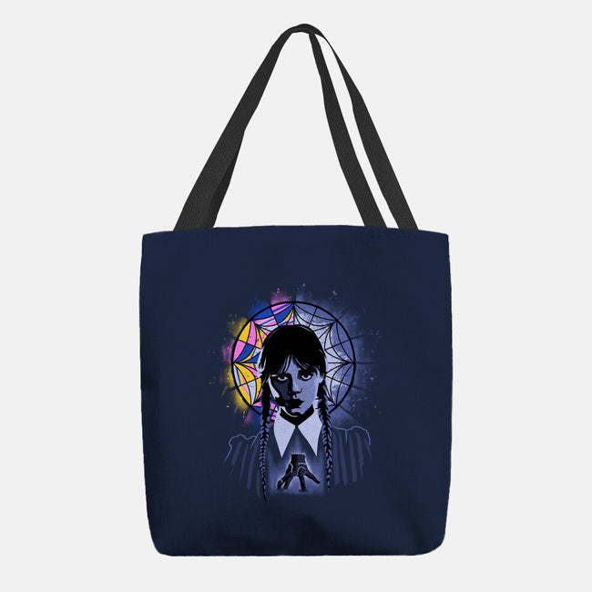 A Spooky Girl-none basic tote bag-IKILO