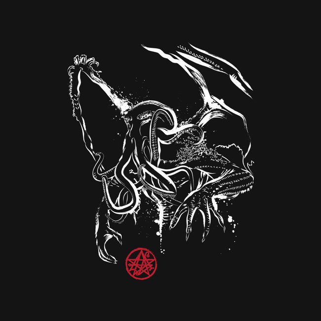 The Great Cthulhu-youth crew neck sweatshirt-DrMonekers
