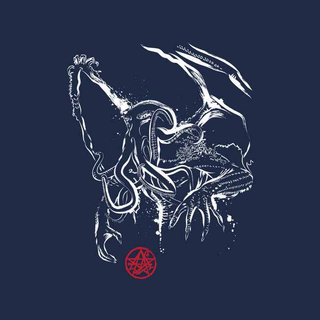 The Great Cthulhu-none drawstring bag-DrMonekers