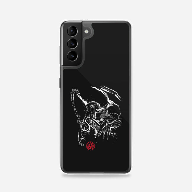 The Great Cthulhu-samsung snap phone case-DrMonekers